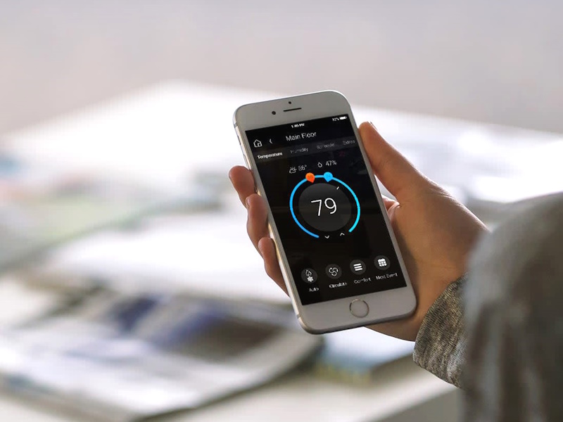 Climate control in the palm of your hand.